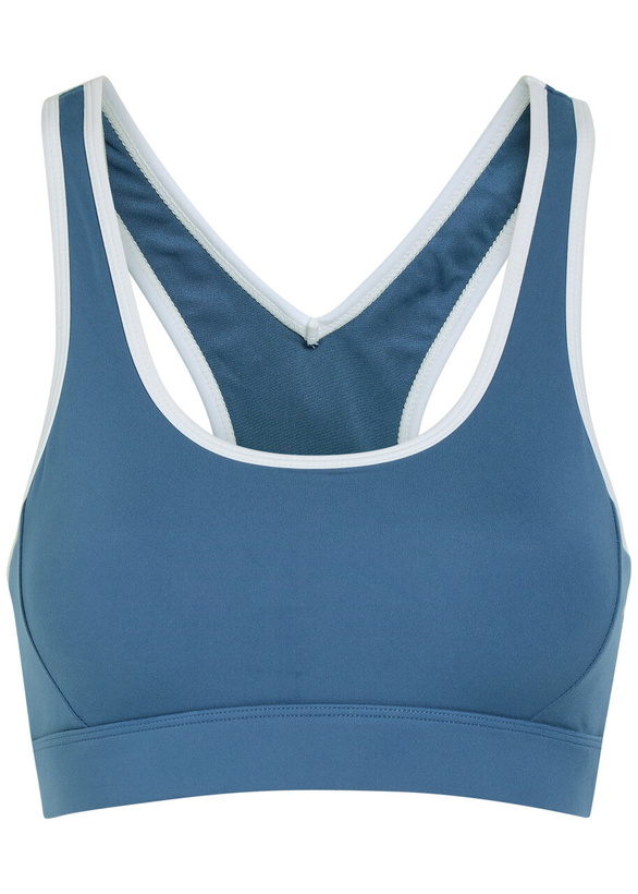 Photo: Varley Freesoft Selma Stretch-jersey Sports bra Blue