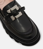 Roger Vivier Viv' Rangers Truck leather loafers
