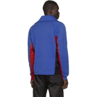 Moncler Grenoble Blue Knit Bomber Jacket