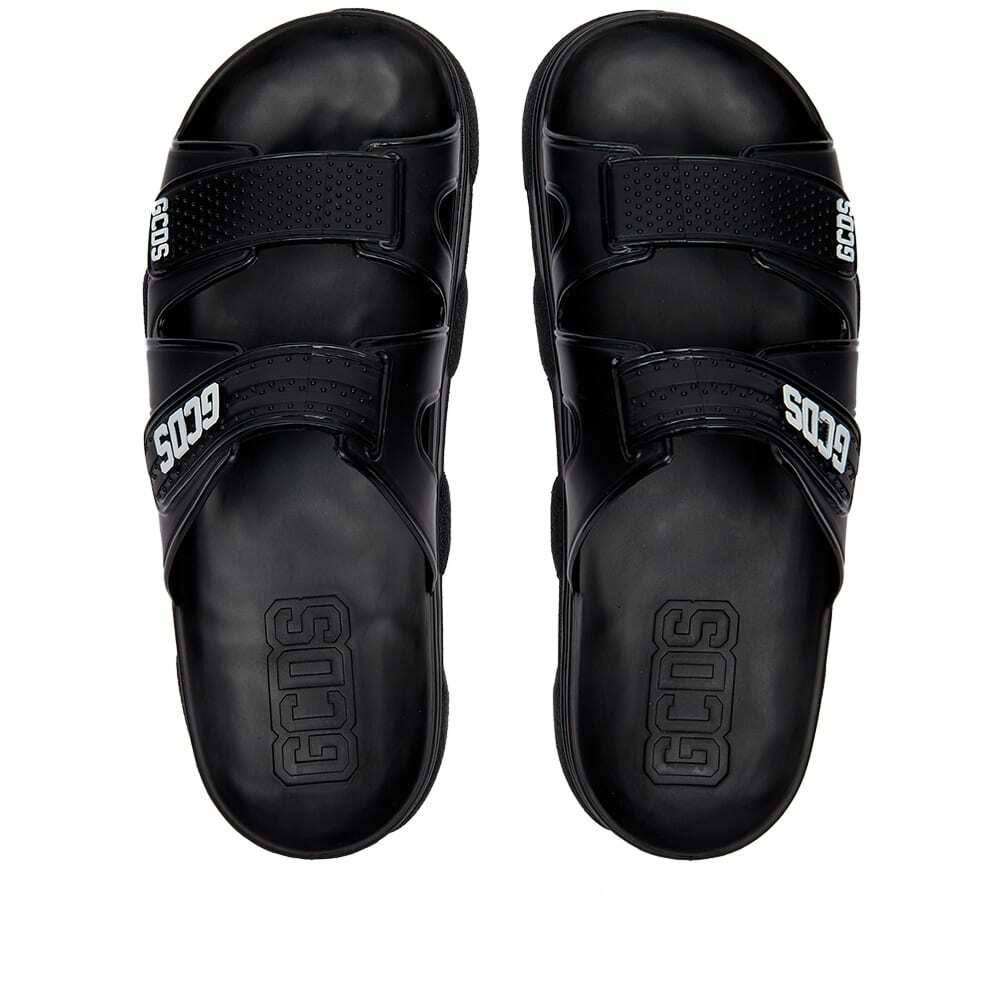 サンダル・ミュール GCDS Black Rubber Gcds Slippers Black Rubber Gcds Slippers | italist