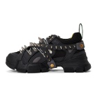 Gucci Black Removable Studs Flashtrek Sneakers