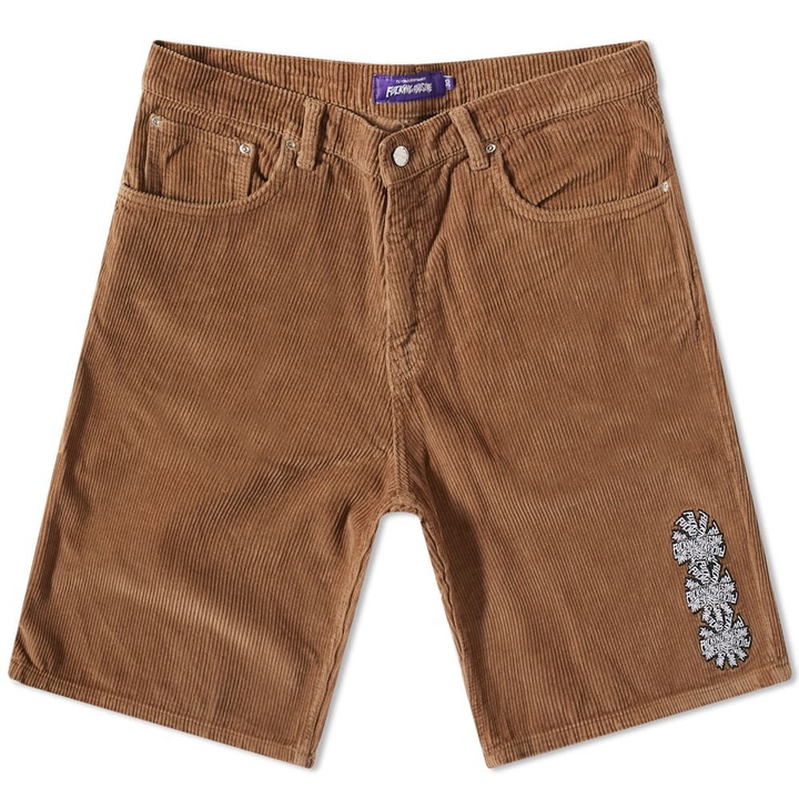 Photo: Fucking Awesome Men's Spiral Cord Short in Brown