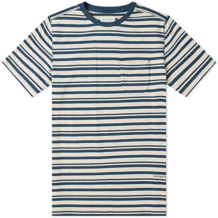 Photo: Pop Trading Company Blaine Pocket Stripe Tee