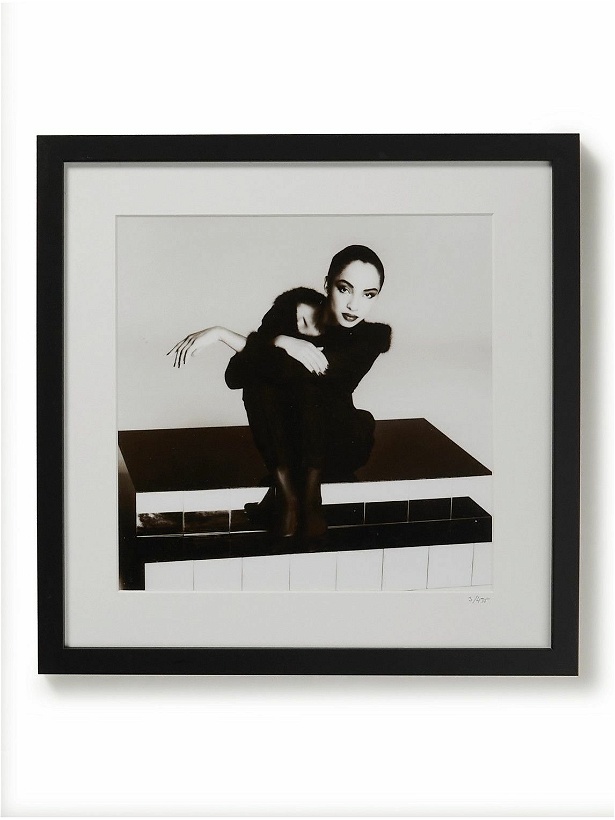 Photo: Sonic Editions - Framed 1986 Sade in the Studio Print, 16&quot; x 20&quot;