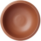 BKLYN CLAY Brown Saturn Dinnerwear Cereal Bowl & Eggo Plate Set