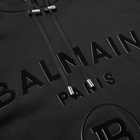 Balmain Side Zip Logo Hoody