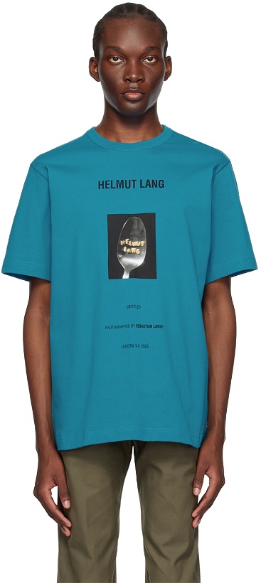 Photo: Helmut Lang Blue Photo T-Shirt