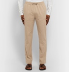 De Bonne Facture - Cotton-Twill Drawstring Trousers - Neutrals