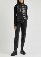 Herno Giulia Quilted Shell Gilet Black