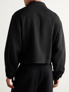 Amomento - Cropped Wool-Blend Jacket - Black