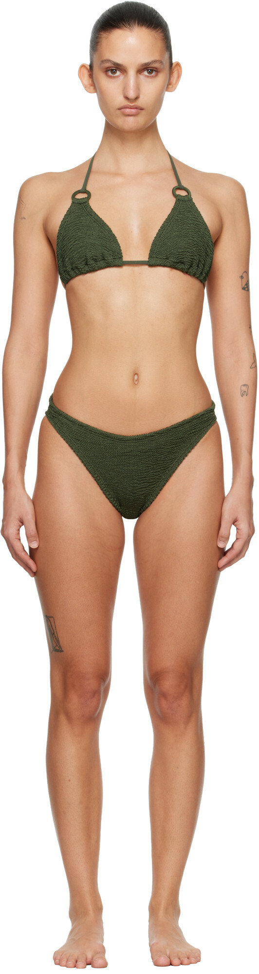 Hunza G Khaki Eva Bikini