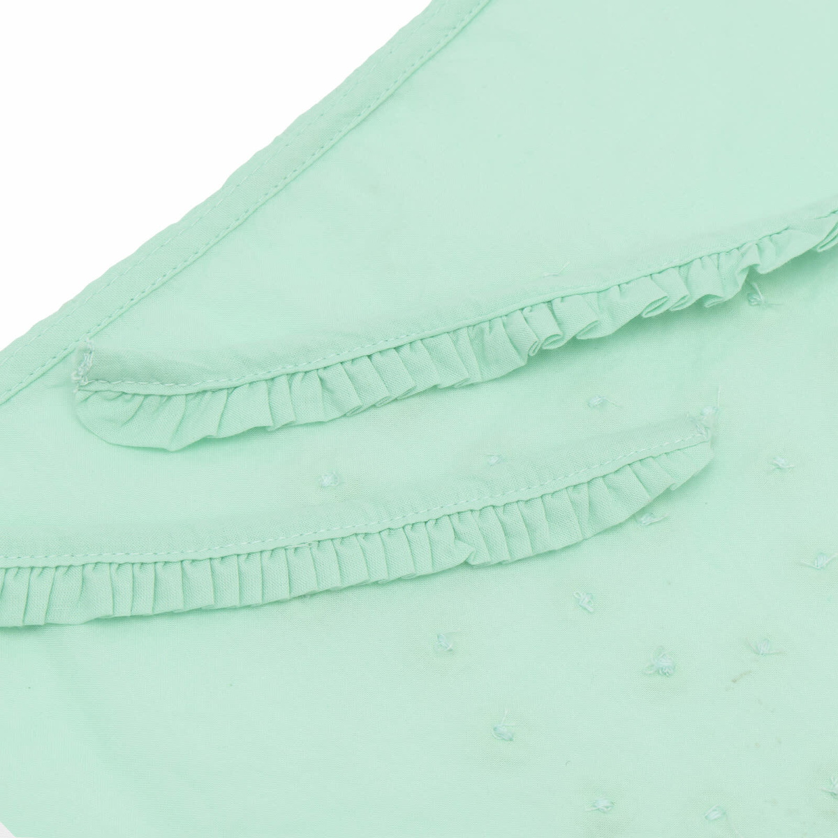 Damson Madder Women's Swirl Button Headscarf in Mint 