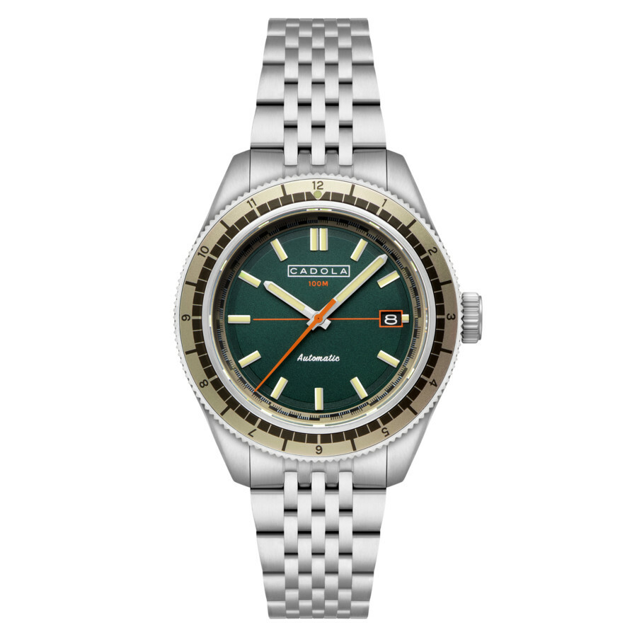 Cadola Tahiti Automatic Green Dial Mens Watch CD-1006-66 Cadola