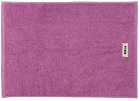 Tekla Pink Organic Cotton Bath Mat