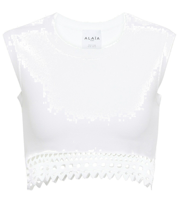 Photo: Alaïa Cutout crop top