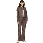 A.P.C. Brown Dion Denim Jacket