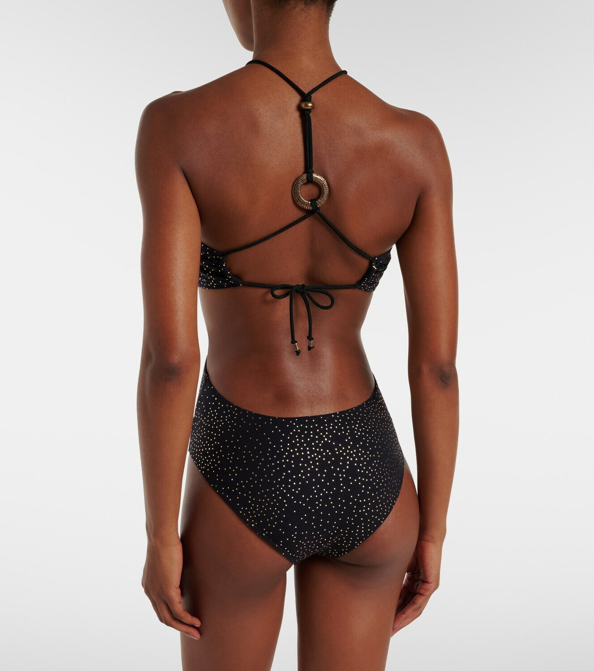 Isabel Marant Idoya polka-dot cutout swimsuit