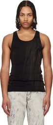 ALEXANDER DIGENOVA Black Faded Tank Top