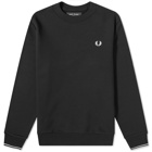 Fred Perry Authentic Men's Crew Sweat in Black