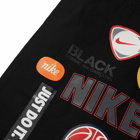 Comme des Garçons Men's x Nike Multi Logo Print Tote Bag in Black 