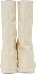 Rombaut Off-White Boccaccio II Rain Apple Leather Tall Boots