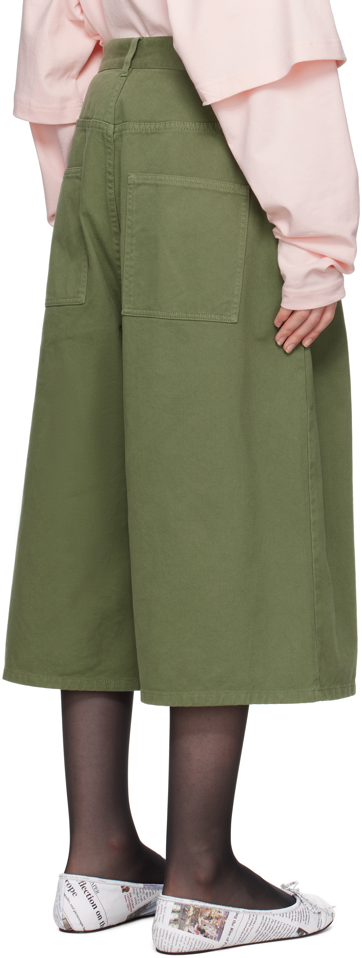 ABRA Khaki Maxi Shorts