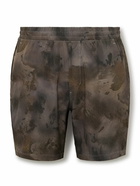 Lululemon - Pace Breaker 7&quot; Straight-Leg Mesh-Trimmed Printed Recycled-Swift&trade; Shorts - Brown