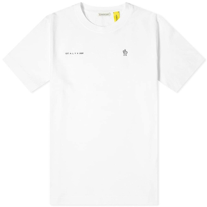 Photo: Moncler Men's Genius - 6 1017 ALYX 9SM Logo T-Shirt in White