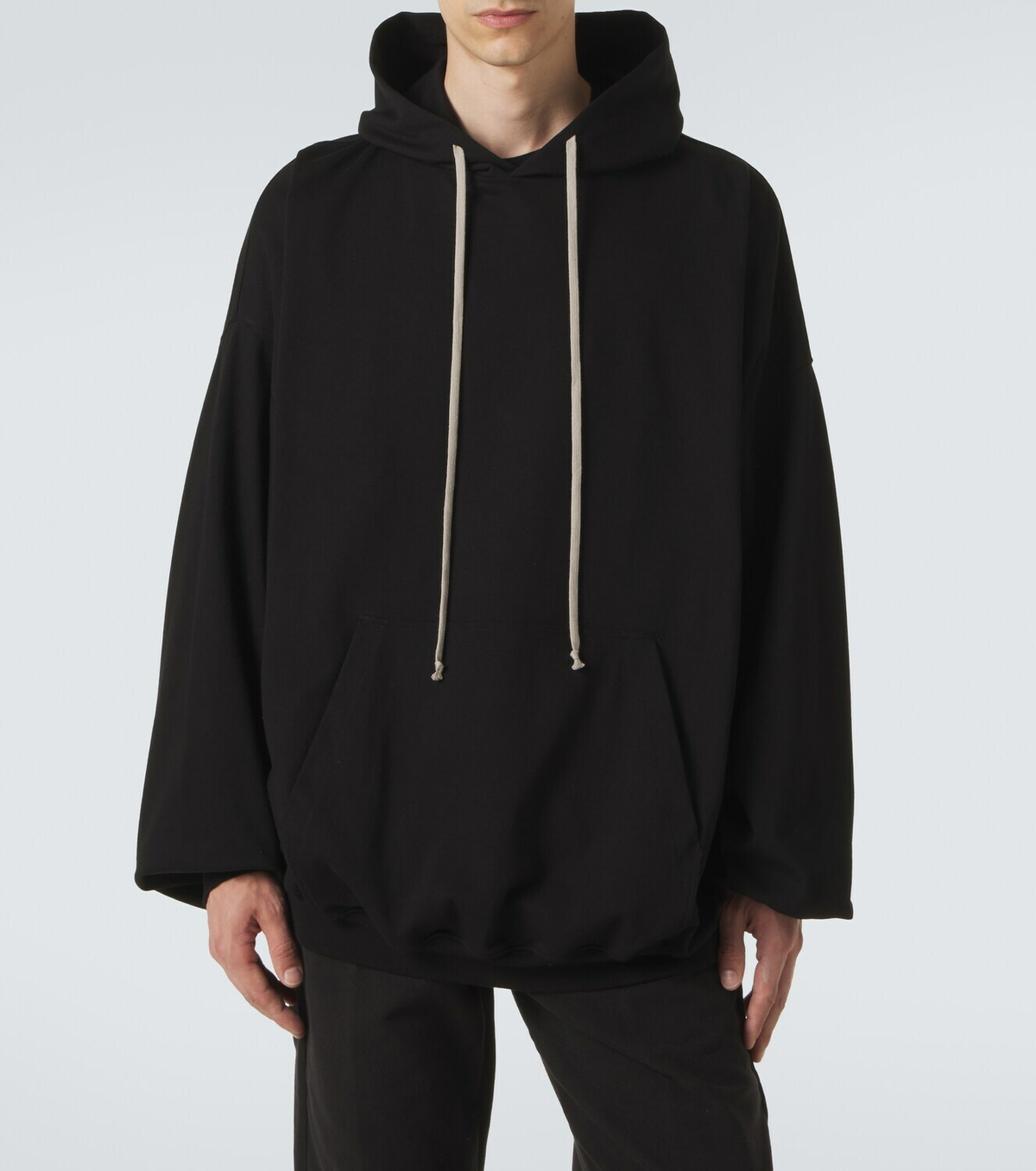 Rick Owens DRKSHDW Hun cotton jersey hoodie