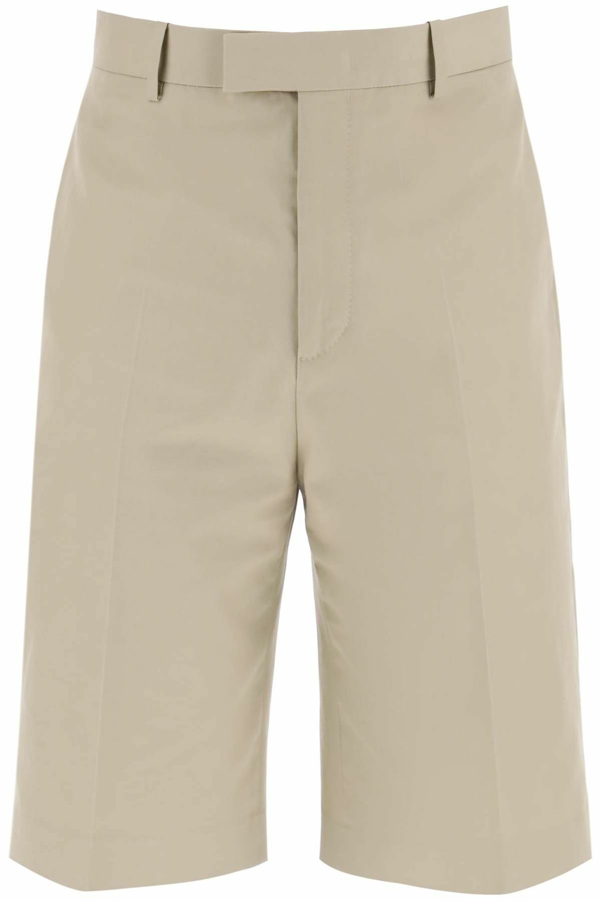 FERRAGAMO tailored canvas bermuda shorts Beige
