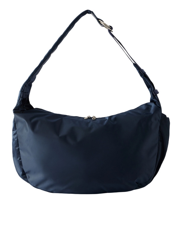 Photo: Master-Piece - Ark Leather-Trimmed Satin Shoulder Bag