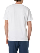 MC2 Saint Barth Man White Cotton Jersey T-shirt Dover With St. Barth Embroidery