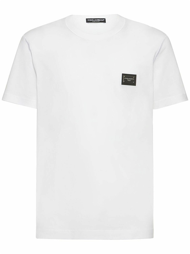 Photo: DOLCE & GABBANA - Essential Jersey T-shirt