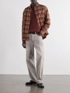 A.PRESSE - Vintage Cotton-Fleece Sweatshirt - Burgundy