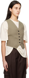 DRAE Khaki Button Vest
