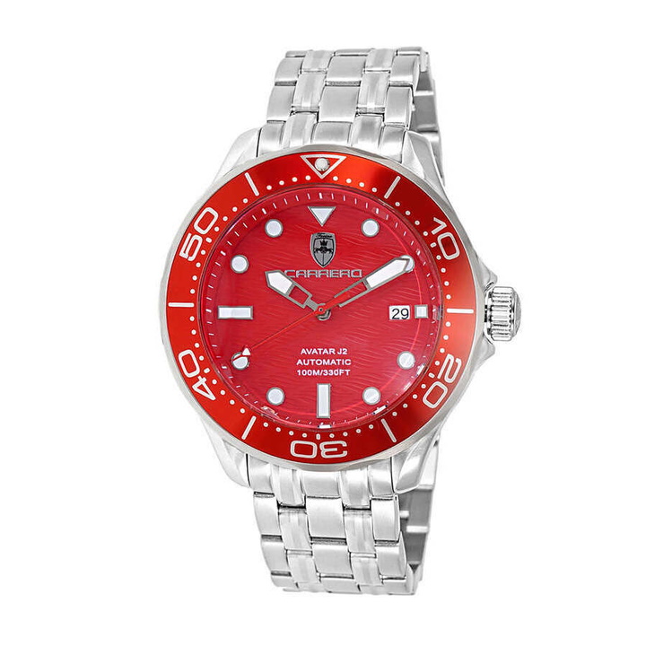 Photo: Torino Carrero Avatar Automatic Red Dial Mens Watch C1S6161RDJ