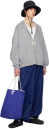 JW Anderson Blue Twisted Sweatpants