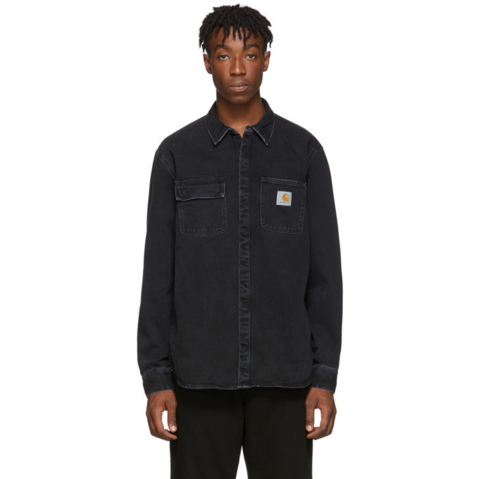 Photo: Carhartt Work In Progress Black Salinac Shirt Jacket