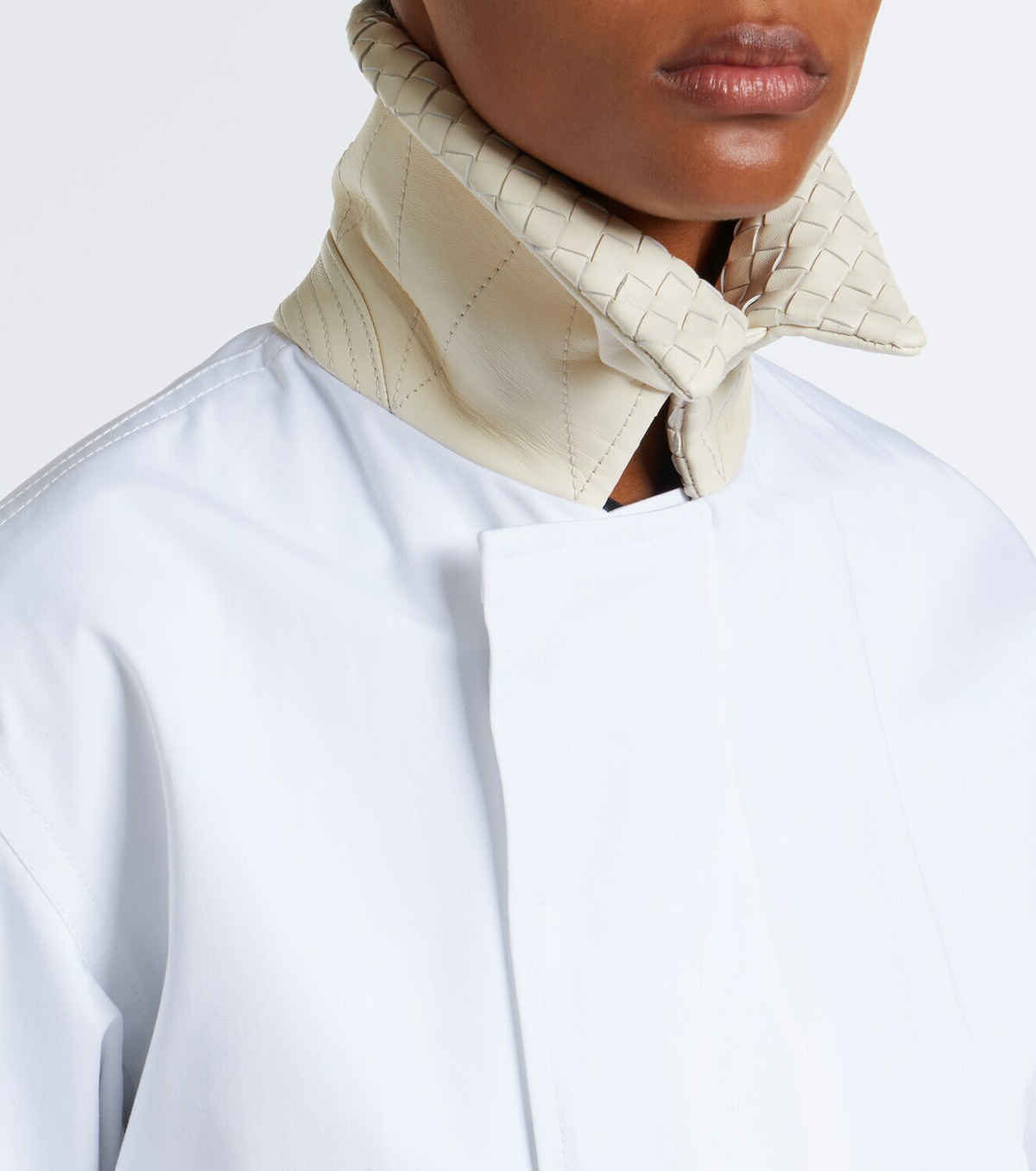 Bottega Veneta Intrecciato cotton blouson jacket