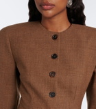 Magda Butrym Peplum virgin wool jacket