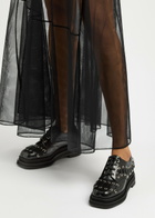 Simone Rocha 50 Lace-up Flatform Derby Shoes Black