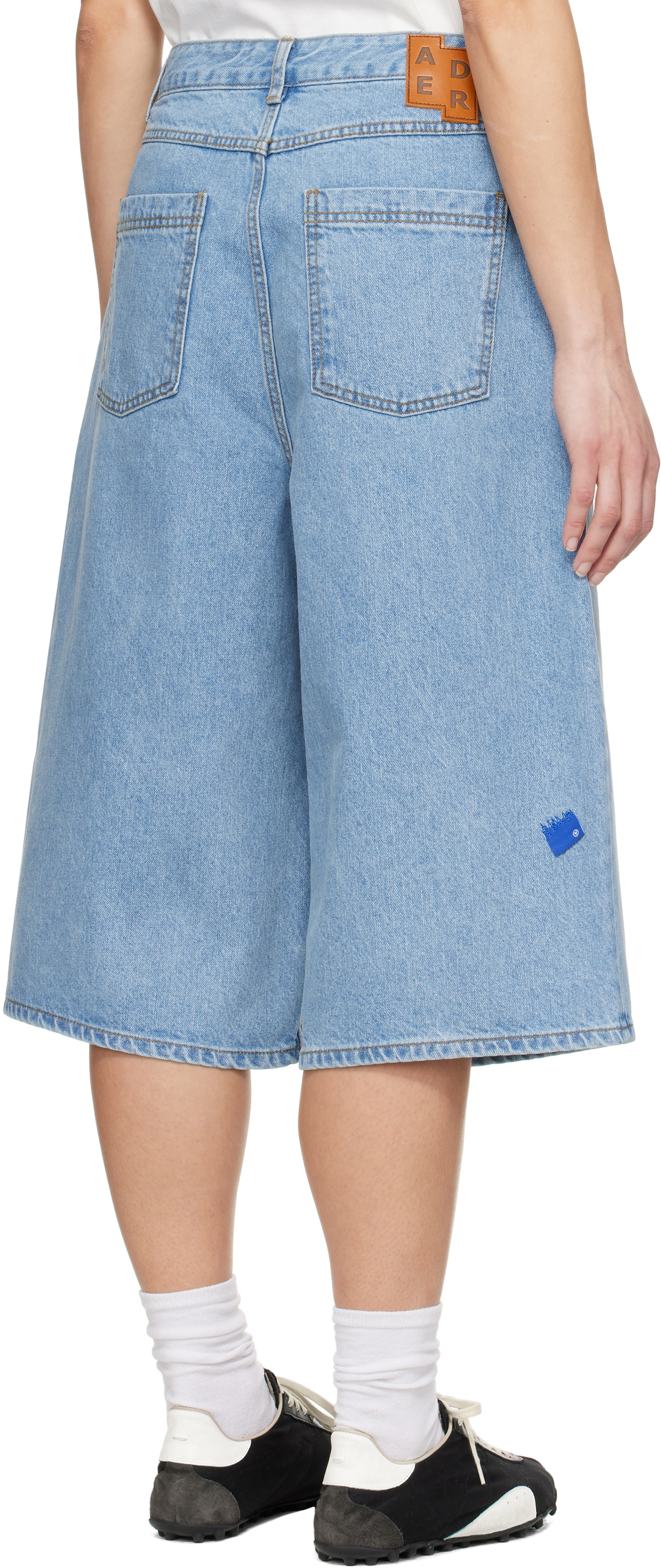 ADERERROR◆Sig; TRS Tag shorts 01 ADER error Blue Sig; TRS Tag 01 Denim Shorts ADER error