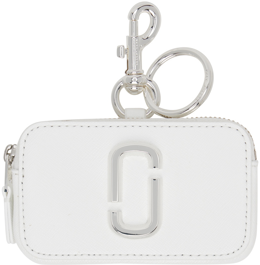 Marc Jacobs White 'The Nano Snapshot Charm' Coin Pouch Marc