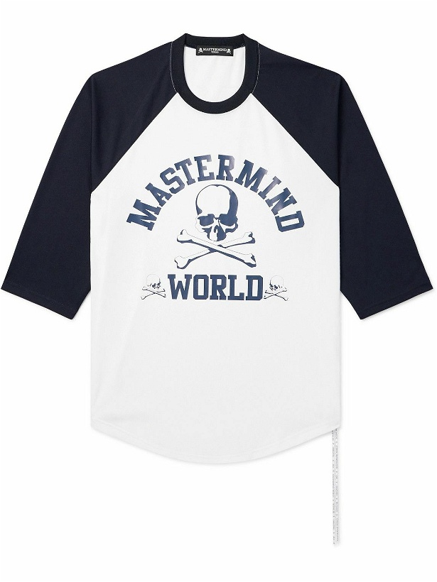 Photo: Mastermind World - Logo-Print Jersey T-Shirt - White