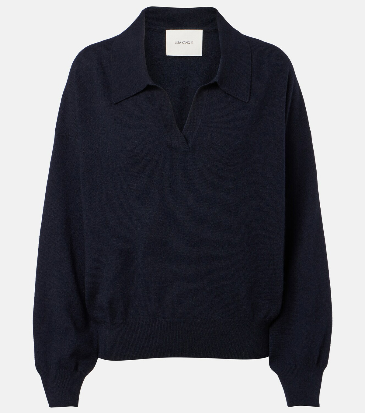 Lisa Yang Katriel cashmere polo sweater