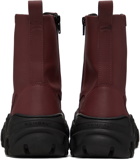 Rombaut Burgundy Boccaccio II Apple Leather Ankle Boots