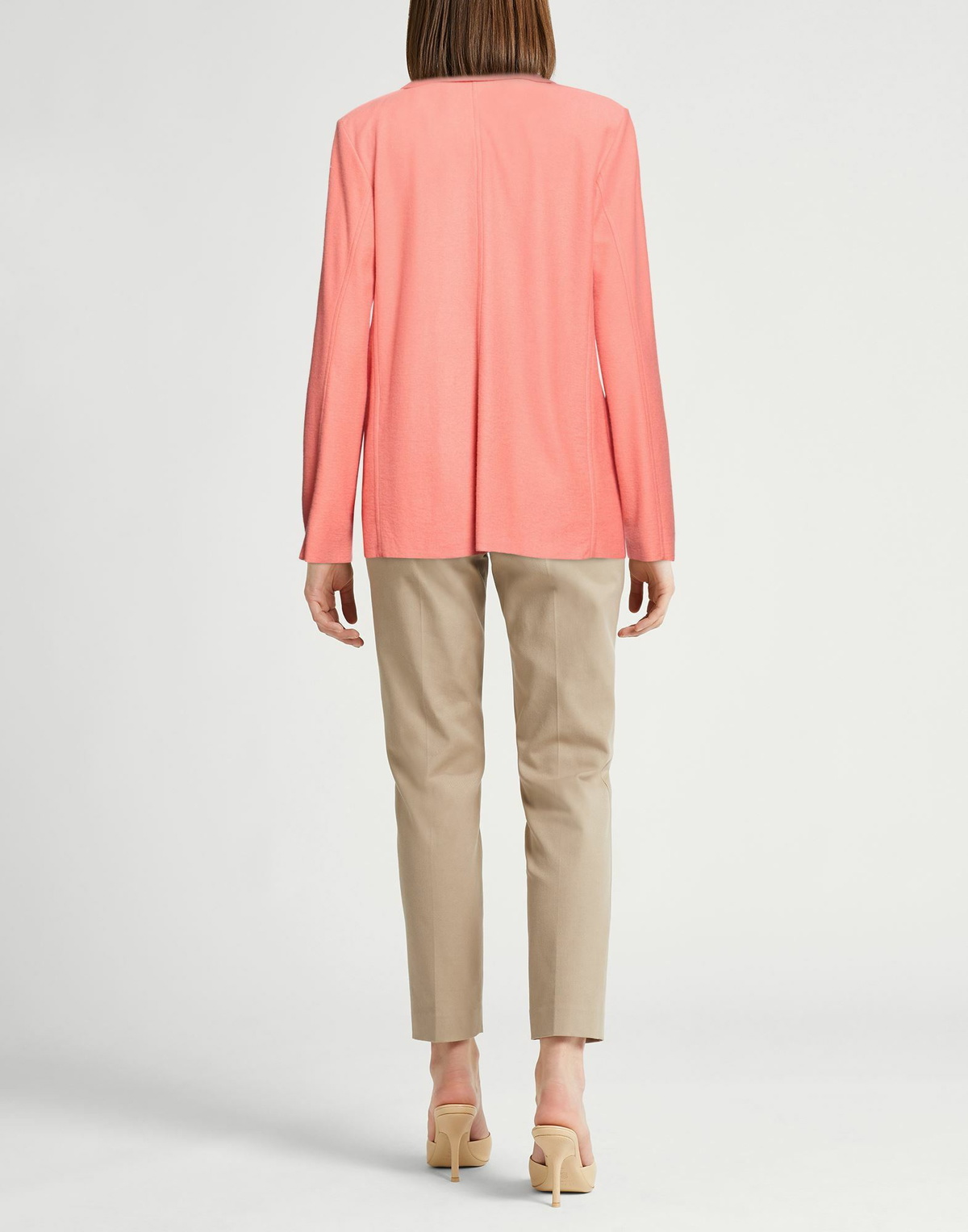 Fedeli Womens Blazer in Salmon pink