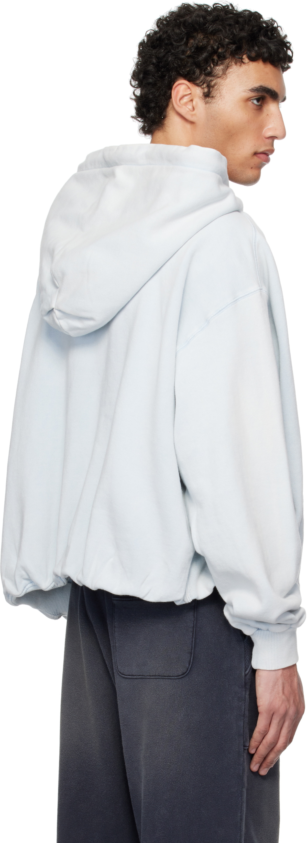 R13 Blue Balloon Popover Hoodie