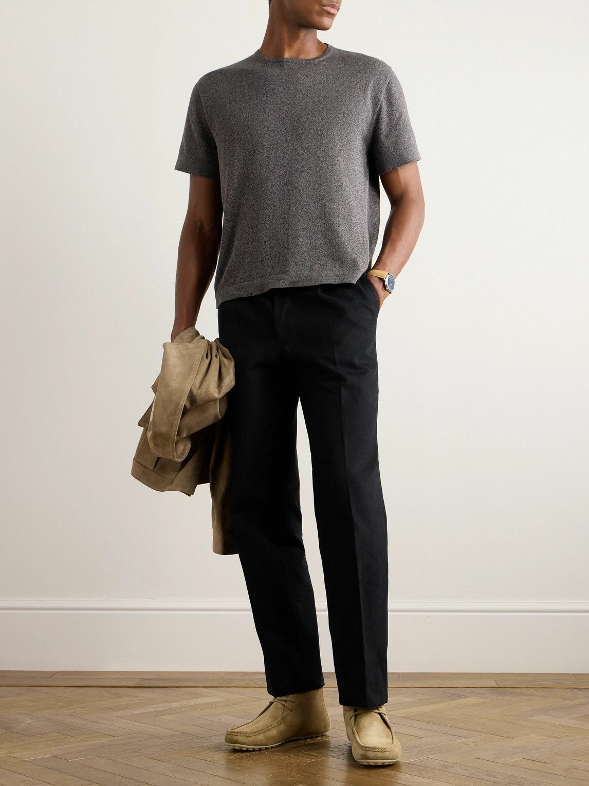 Stòffa - Cotton T-Shirt - Gray