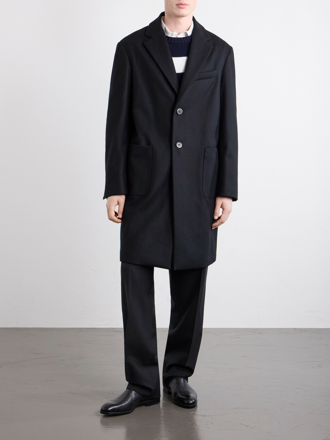 Barena - Wool-Blend Coat - Black